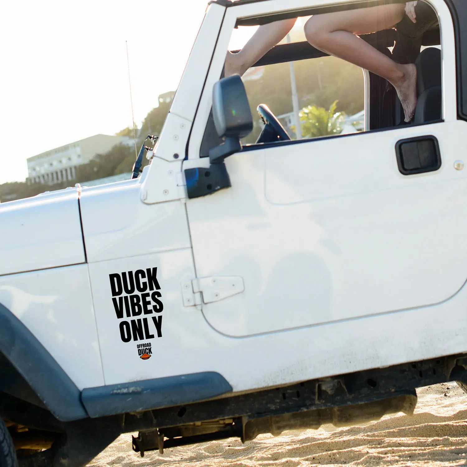 Sticker Fender Duck Vibes Only