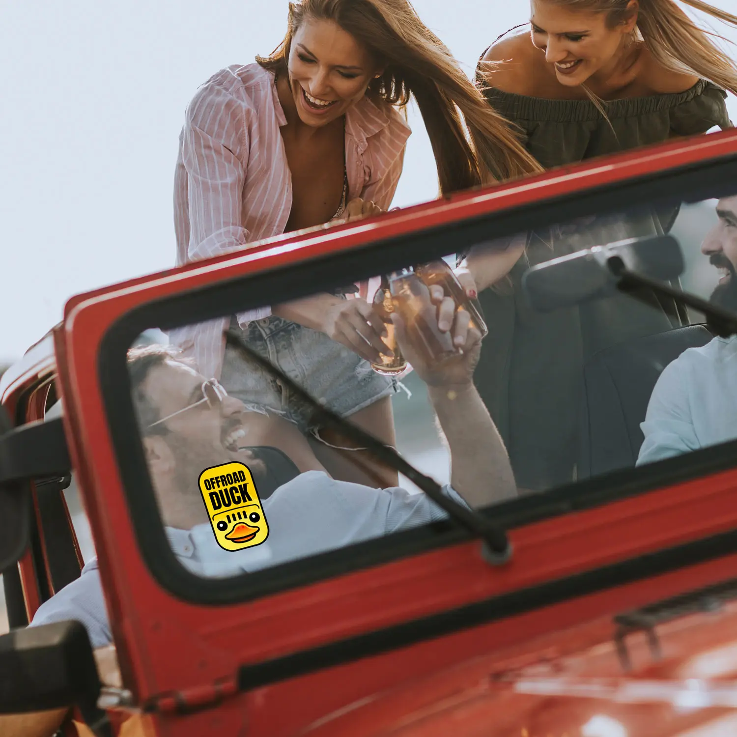 Sticker Windshield Offroad Duck